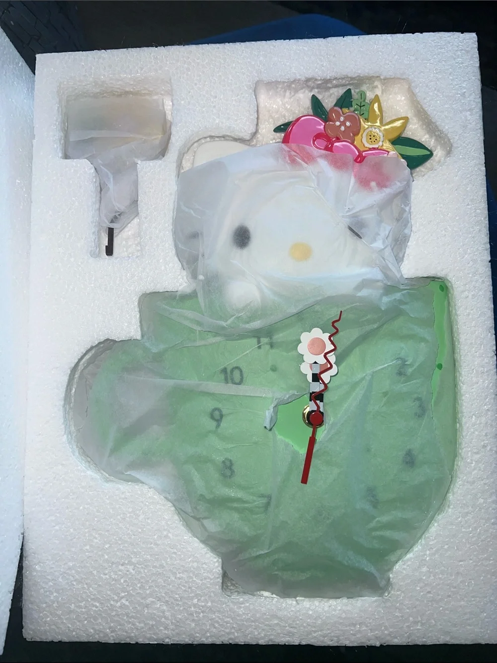 ⏰Hello Kitty Teacup Wall Clock Allen Designs × Sanrio × Enesco – Rare Sculpted⏰